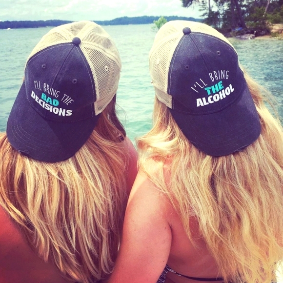 Piper Lou Accessories - NWOT| I'll Bring The Alcohol Trucker Hat Snap Back